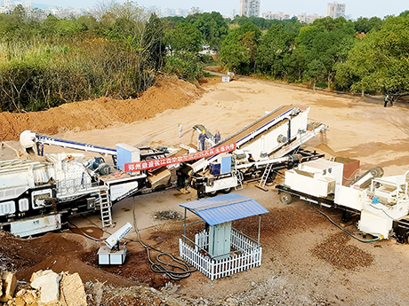 新余市首條建筑垃圾處置生產線投產，打造新余資源化項目典范